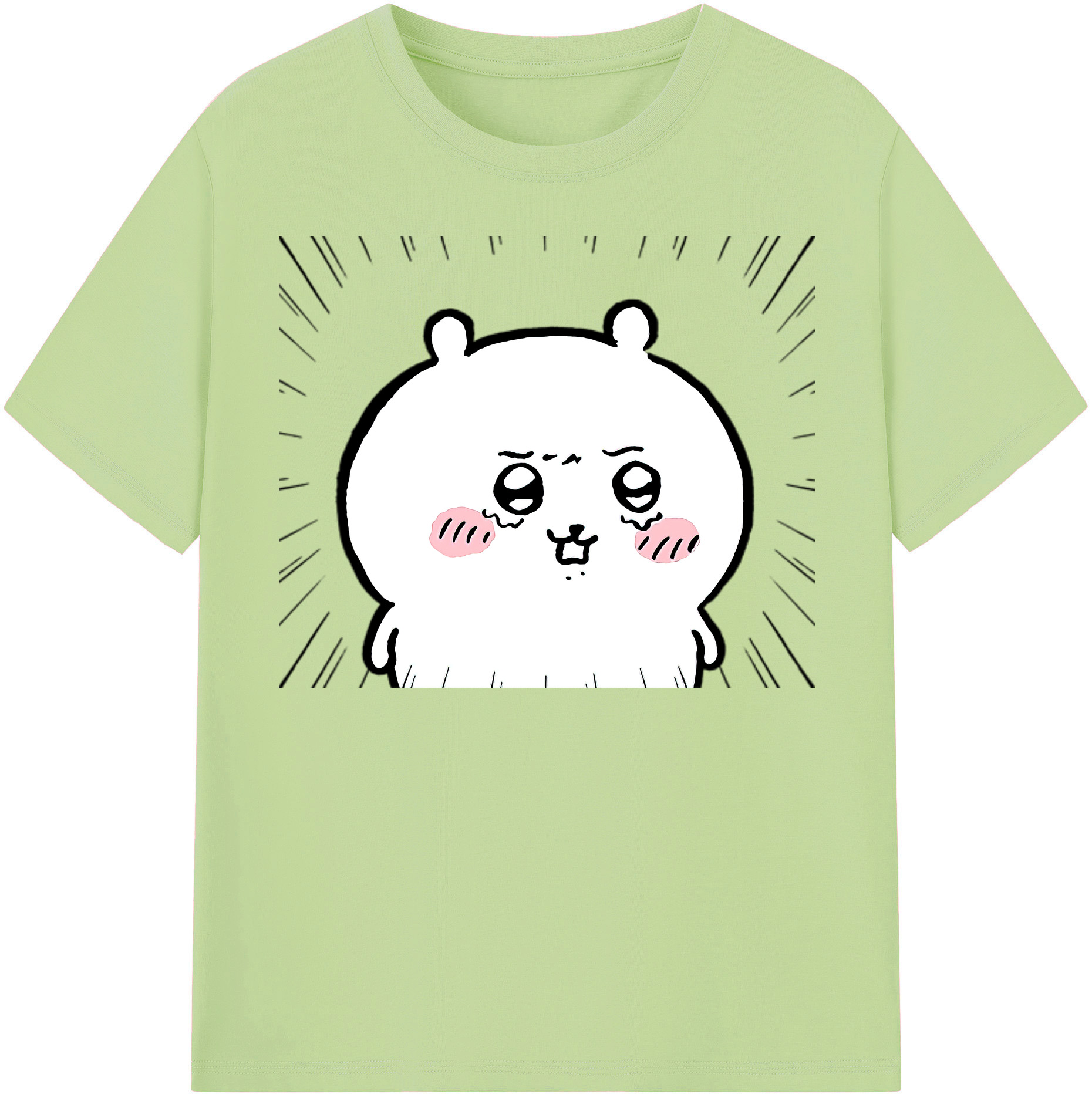 （画像用） ちいかわ ちいかわ Chii-kawa chiikawa 綿100％半袖Tシャツ（フロントプリント）
